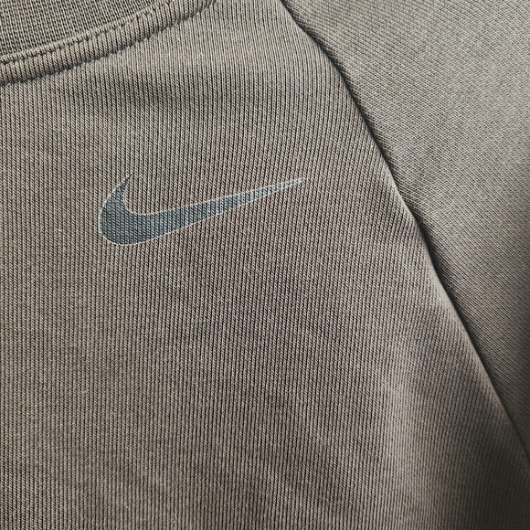 Nike- Dark Olive Crew Neck  Sweatshirt - Picture 3 of 8